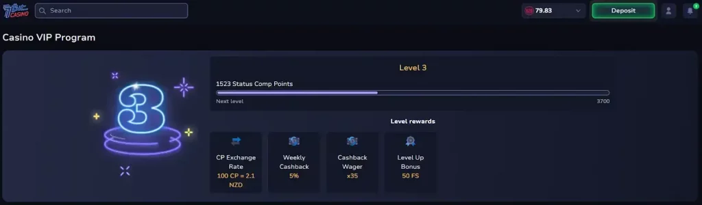 7bit Casino - VIP Program