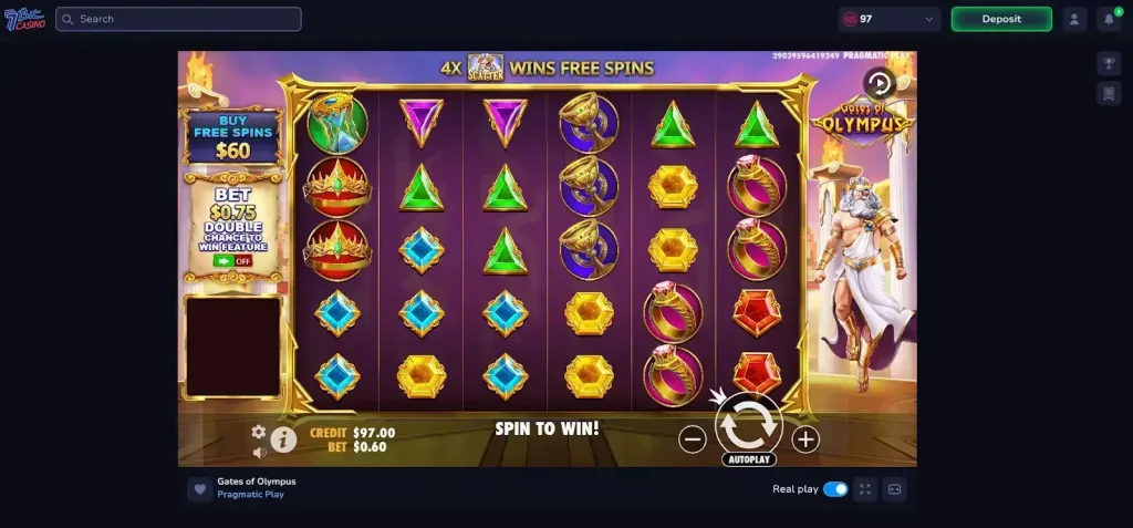 Gates of Olympus in 7Bit Сasino